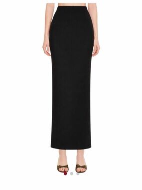 Rechic black long midi skirt with slit in back XXS XS S